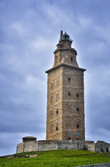 The Tower of Hercules, is an ancient Roman lighthouse near the city of A Coruña, in the North of Spain