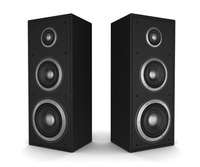 Fototapeta premium speaker concept 3d illustration