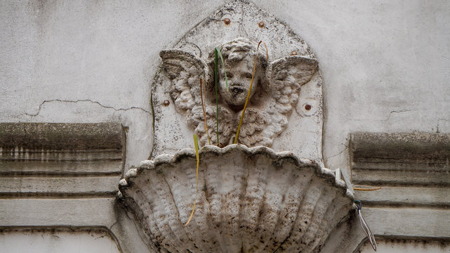 Ornamentaci&oacute;n, fuente, desague, antiguo 