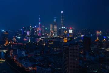 Obraz premium SHANGHAI DI NOTTE