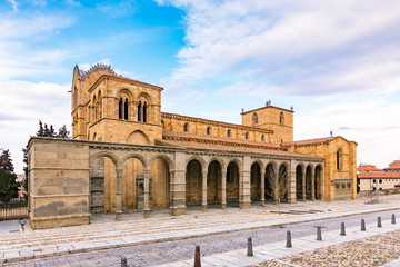 The Basilica of Saint Vincent is a Romanesque church located in Avila, Spain, the largest and most important city after the Cathedral