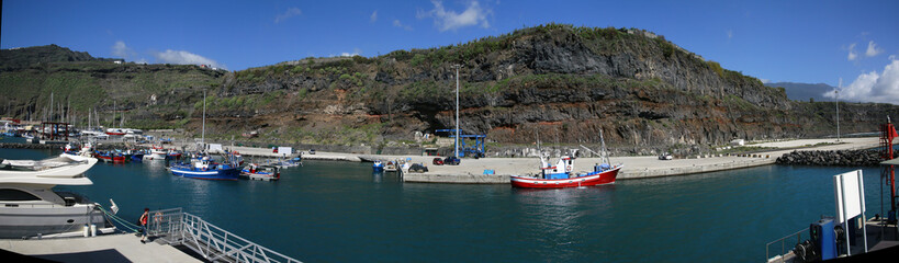 Obraz premium Hafen Puerto de Tazacorte