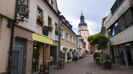 Naklejka premium Ettlingen is a beautiful village in Baden Wurttemberg, Germany