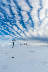 Fantastic winter clouds