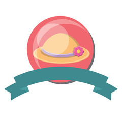 beach hat icon