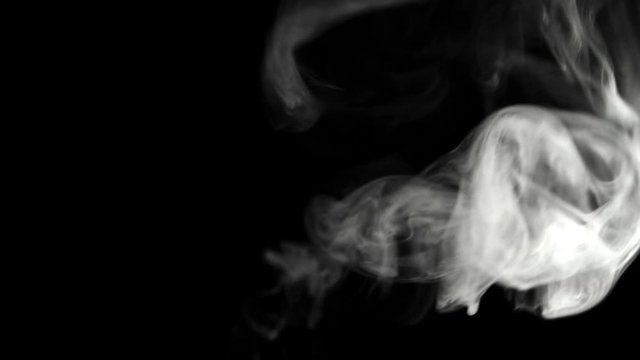 Mystical smoke, appearance of ghost or specter