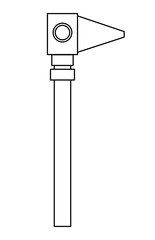 Fototapeta premium Otoscope tool icon
