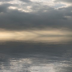 空　雲　夕日　薄明光線 cloud,sunny,sky,sunset,panorama, crepuscular rays