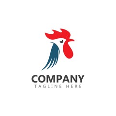 Chicken Company Logo Vector Template Design Illustration