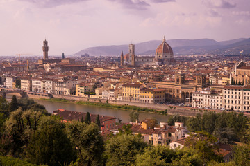 Fototapeta na wymiar Skyline of Florence, Italy