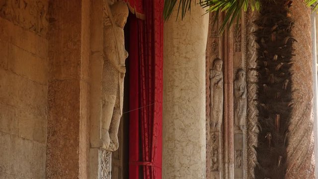  Basilica of San Zeno in Verona Italy. Is considered one of the masterpieces of Romanesque architecture in Italy,ULTRA HD 4K, 