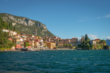 Fototapeta na wymiar Varenna on Lake Como, Italy
