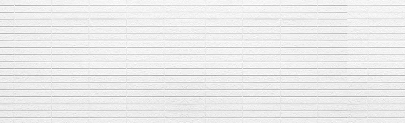 Papier Peint photo Pierres Panorama du modèle et de l& 39 arrière-plan de mur de carreaux de pierre blanche moderne