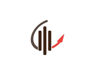 Business Finance professional logo template vector icon