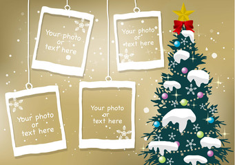 クリスマス・新年の背景素材13