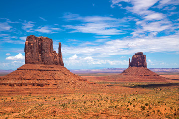 Buttes at Monument Valley