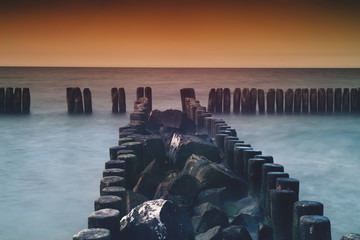 Breakwaters in the Baltic Sea
