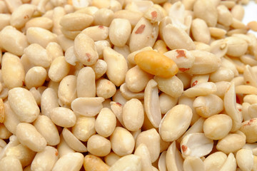 close up of peanuts,Arachis hypogaea L. have many benefits But there is Aflatoxin
