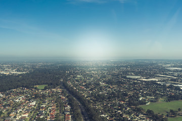 Fototapeta premium Aerial view of Sydney, Australia