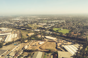 Aerial view of Sydney, Australia