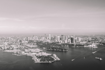 Aerial view of Sydney