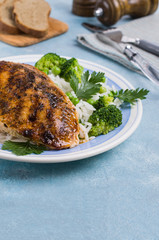 Fried chicken breast