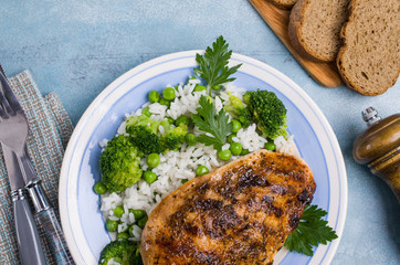 Fried chicken breast