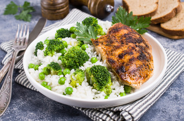 Fried chicken breast