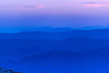 Sky at the sunset
