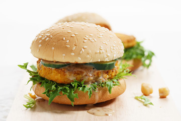 veggie burger