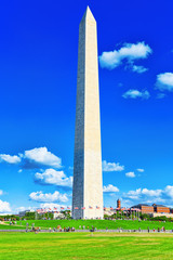 Washington, USA, Washington Monument is an obelisk on the National Mall.