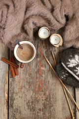 Winter cozy still life