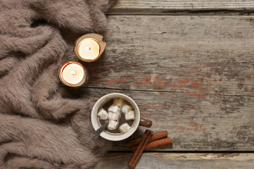 Winter cozy still life