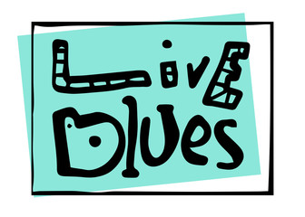 Music festival lettering