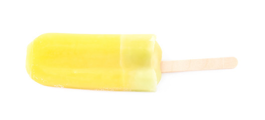 Frozen juice popsicle isolated