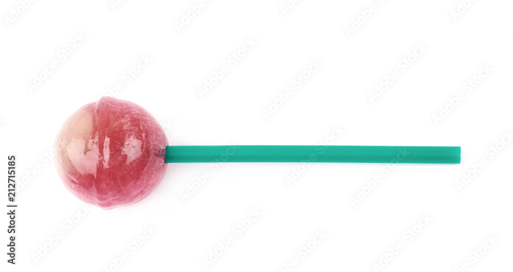 Wall mural lollipop candy isolated