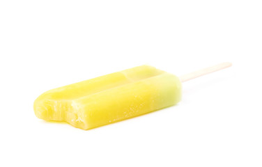 Frozen juice popsicle isolated