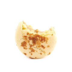 Sweet macaroon confection isolated