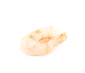 Canned shrimp isolated