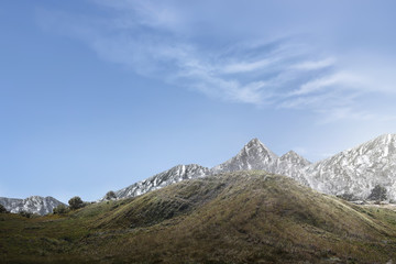 Beautiful view of a mountainside