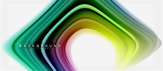 Rainbow fluid colors abstract background twisted liquid design, colorful marble or plastic wavy texture backdrop, multicolored template for business or technology presentation or web brochure cover