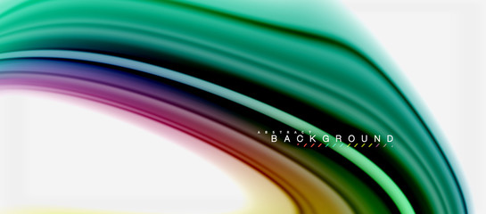 Rainbow fluid colors abstract background twisted liquid design, colorful marble or plastic wavy texture backdrop, multicolored template for business or technology presentation or web brochure cover