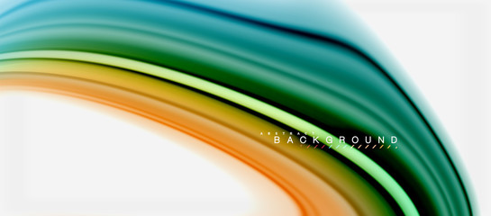 Rainbow fluid colors abstract background twisted liquid design, colorful marble or plastic wavy texture backdrop, multicolored template for business or technology presentation or web brochure cover