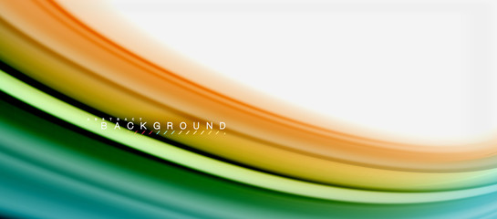 Rainbow fluid colors abstract background twisted liquid design, colorful marble or plastic wavy texture backdrop, multicolored template for business or technology presentation or web brochure cover