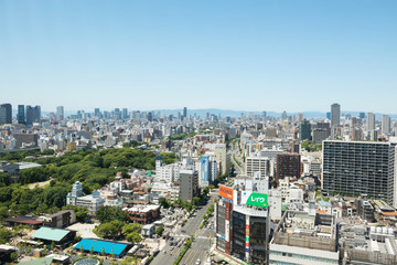Fototapeta premium 天王寺の街並み
