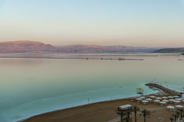 Dead sea sunset