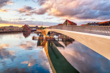 Brücke im Hafen von Kopenhagen