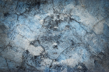 detail old light blue plaster