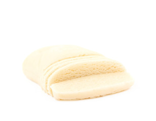 Block of marzipan isolated