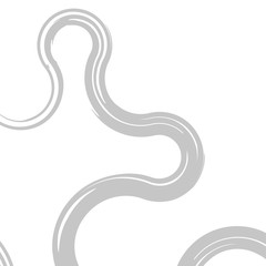 Fototapeta premium Creative black and white vector template design with place for your message.